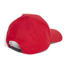 Czapka z daszkiem adidas czerwona IY5421