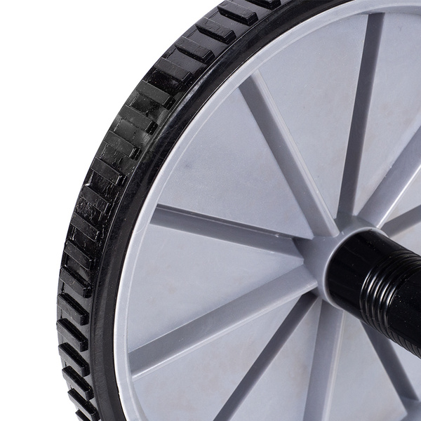 Kółko do ćwiczeń Profit czarno-szare DK 3216  