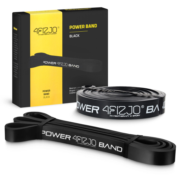 Guma oporowa Power Band 12-17kg czarna