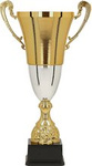 Puchar metalowy złoto-srebrny - BALTA H-62,5cm, R-220mm 2071B