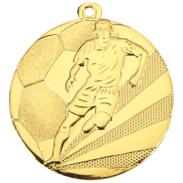 Medal  D112A złoty piłka nożna sportowy