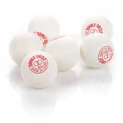 Piłeczki do tenisa stołowego Double Cricle 6 szt białe 