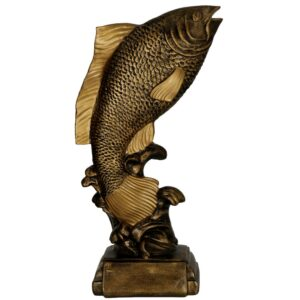 Statuetka odlewana brązowa WĘDKARSTWO RFST3054A