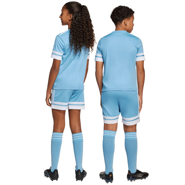 Spodenki dla dzieci adidas Squadra 25 błękitne JJ2426