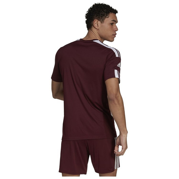 Koszulka męska adidas Squadra 21 Jersey bordowa piłkarska, sportowa