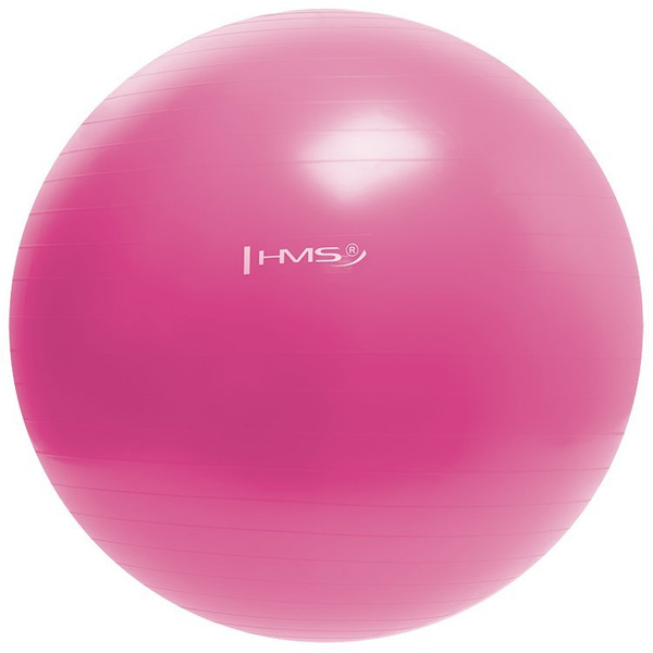Piłka gimnastyczna fitness HMS YB01 55 CM różowa