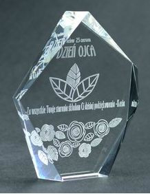 Trofeum szklane T C036