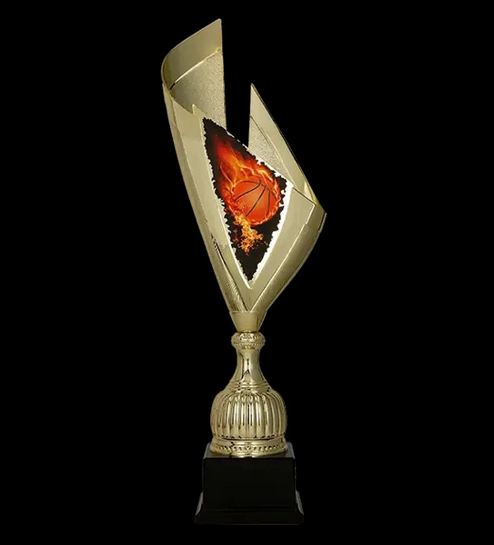 Puchar plastikowy złoty - KOSZYKÓWKA H-53cm 4232/BAS-C