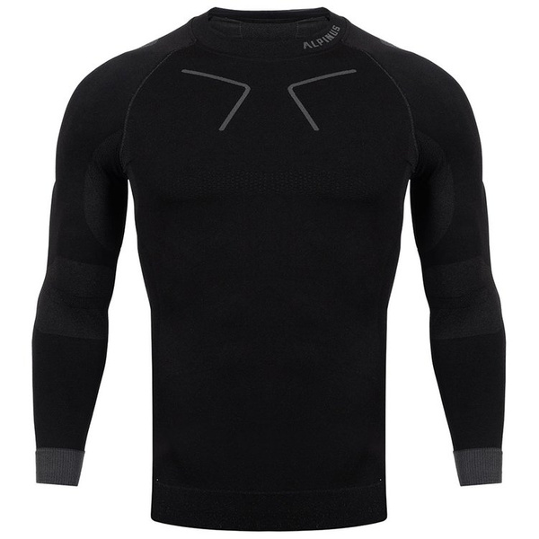 Bielizna termoaktywna męska Alpinus Tactical Base Layer Set czarno-szara GT43276