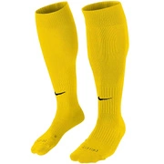 Skarpetogetry piłkarskie Nike Classic II Cushion Over-the-Calf żółte nylonowe