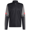 Bluza męska adidas Squadra 25 Training Top czarno-szara JD1629