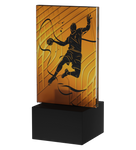 Trofeum szklane  12cm - PIŁKA RĘCZNA - AG1-12/HAN