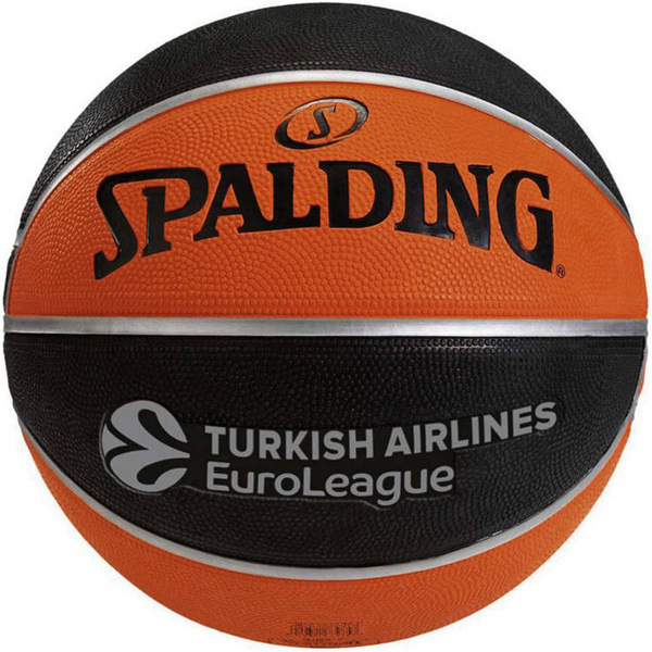 Piłka koszykowa Spalding Eurolige TF-150 pomarańczowo-czarna 84507Z