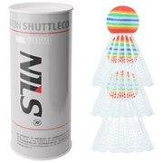 Lotka do badmintona nylonowe Nils NBL6013 3pak multicolor