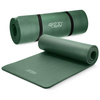Mata fitness, do ćwiczeń, jogi NBR 1,5cm zielona