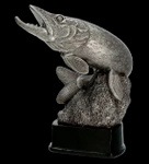 Statuetka odlewana - szczupak