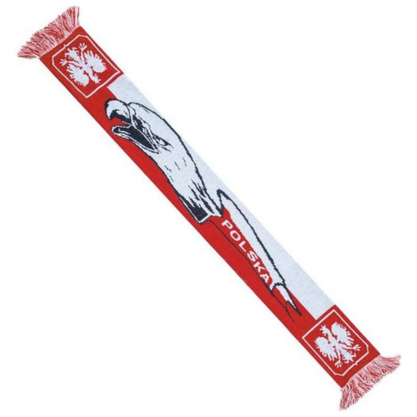 Szalik Kibica tkany Godło Polska