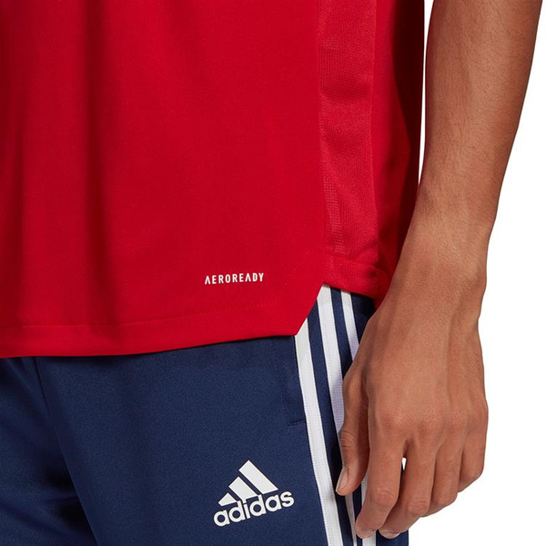 Koszulka męska adidas Tiro 21 Training Jersey czerwona GM7588