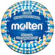 Piłka siatkowa plażowa Molten Beach 1300 plażowa niebieska