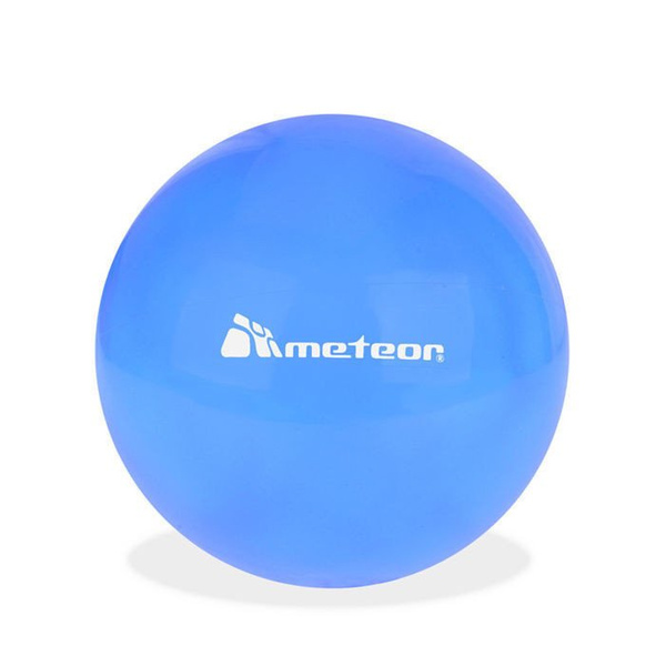 Piłka gimnastyczna fitness METEOR niebieska 20 cm