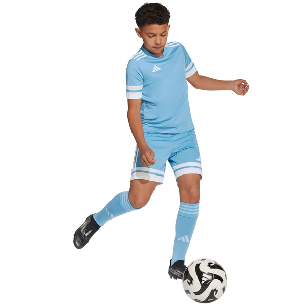 Spodenki dla dzieci adidas Squadra 25 błękitne JJ2426