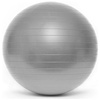 Piłka gimnastyczna fitness SMJ 65cm srebrna z pompką 