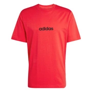 Koszulka męska adidas ESSENTIALS czerwona bawełniana