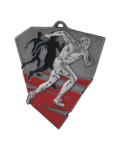 Medal metalowy srebrny BIEGI M05/S