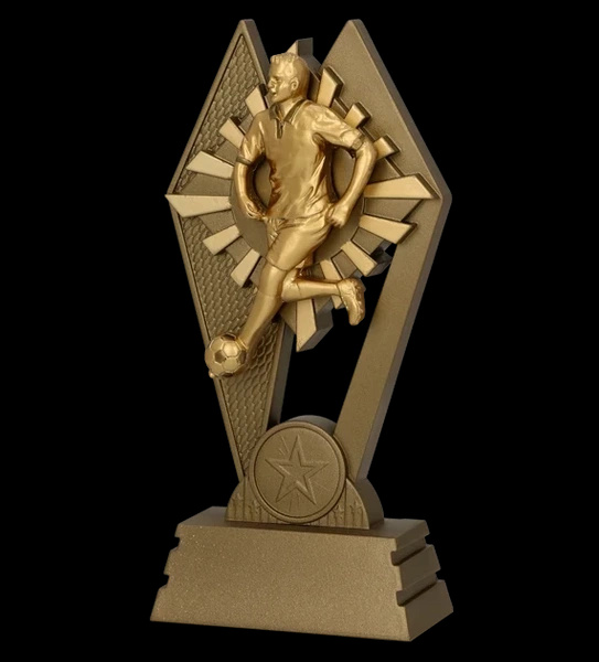 Statuetka odlewana 17,5cm - PIŁKA NOŻNA - RP3012