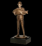 Statuetka odlewana - wędkarz
