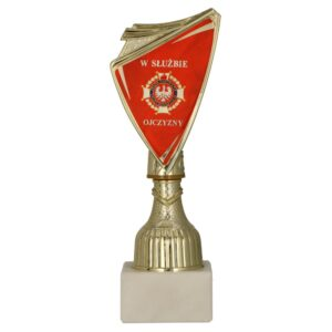 Trofeum plastikowe złote POŻARNICTWO 9297/FIR2-A