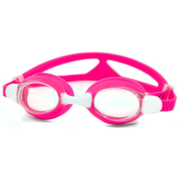 Okulary pływackie dziecięce Aliso różowe jednobryłowe
