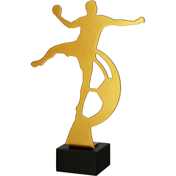 Statuetka metalowa złoto-brązowa PIŁKA RĘCZNA ML-HAN