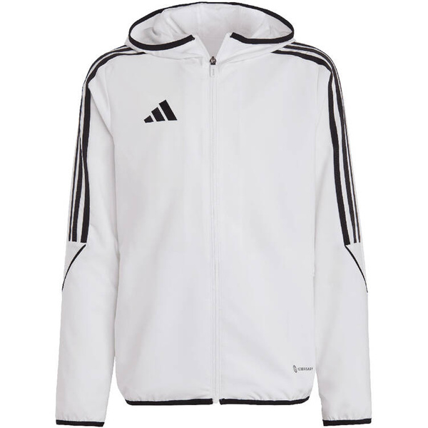 Kurtka dla dzieci adidas Tiro 23 League Windbreaker biała IA1621