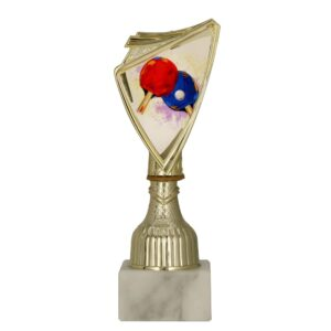 Trofeum plastikowe złote TENIS STOŁOWY 9297/TAB-B