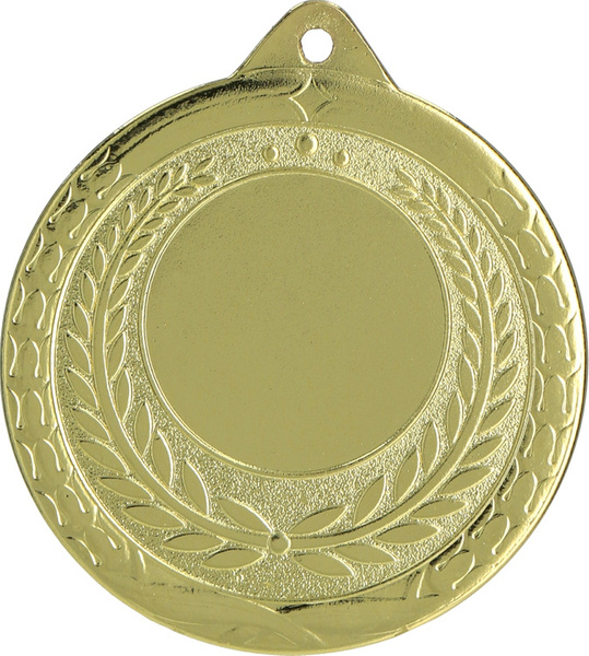 Medal złoty ogólny z miejscem na emblemat 25 mm - stalowy