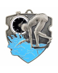 Medal metalowy srebrny PŁYWANIE M100/S