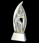 Statuetka odlewana 18cm - tenis stołowy