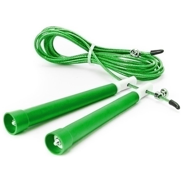 Skakanka stalowa Speed Rope Pro zielona