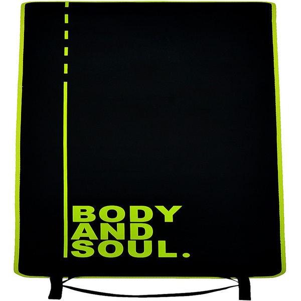 Mata do ćwiczeń Profit Body and Soul 180x60x0,6cm czarna DK 705-N  