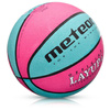  Piłka koszykowa Meteor LayUp 4 różowo-niebieska 07078