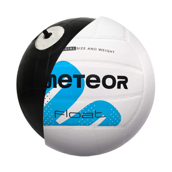 Piłka siatkowa Meteor Pvc biało-niebieska 17410