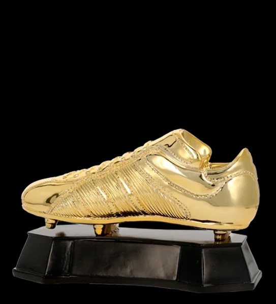 Statuetka odlewana 15cm - PIŁKA NOŻNA ZŁOTY BUT - RP2002