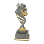 Statuetka odlewana srebrna, sportowy  SS1739-01