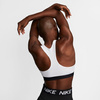 Stanik sportowy damski Nike Swoosh Band Bra Non Pad biały treningowy
