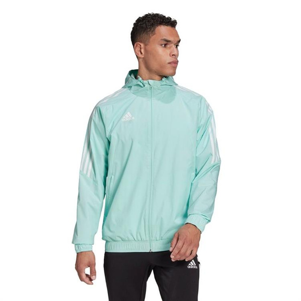 Kurtka męska adidas All-Weather Jacket Condivo 22 błękitna HD2290