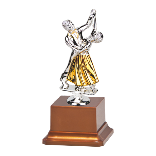 Statuetka odlewana srebrno-złota TANIEC RT02SG