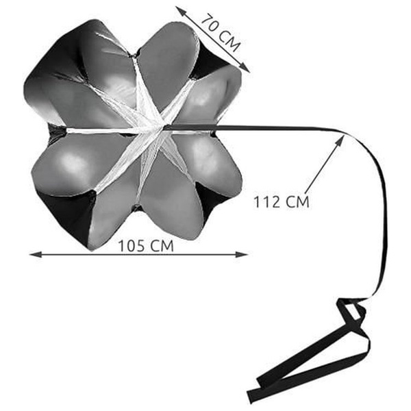 Spadochron oporowy do treningu szybkościowego ISO/00005724