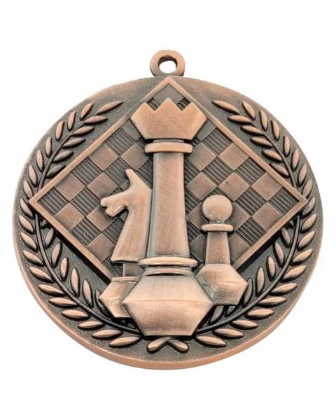 Medal brązowy 65mm SZACHY M137