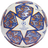 Piłka nożna adidas Junior UCL 350 League Istanbul biało-niebiesko-pomarańczowa HT9008